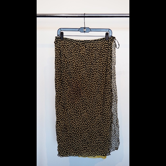 Jean Paul Gaultier Dresses & Skirts - Jean Paul Gaultier Polka Dot Reversible Wrap Skirt